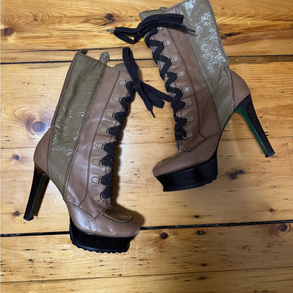 Y2K Donald J Pilner Platform Heels